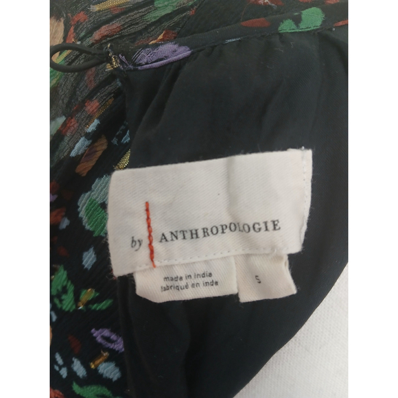 Anthropologie Long Sleeve Somerset Romper Printed Edition Multicolor Size Small - Picture 8 of 9